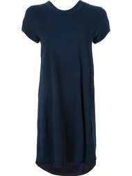платье с плиссированной вставкой Sacai