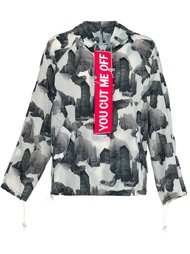 abstract print jacket Off-White