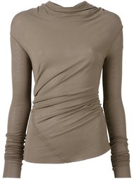 fine knit draped top  Rick Owens