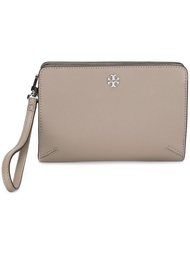 logo plaque zip wallet Tory Burch