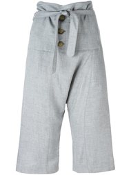tie-waist cropped trousers Vivienne Westwood Anglomania