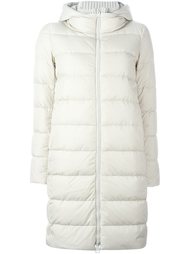 hooded puffer coat Herno