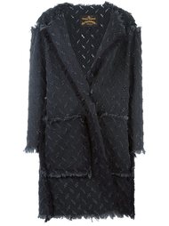 raw edge coat Vivienne Westwood Anglomania