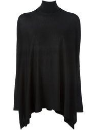 roll neck flared knitted blouse P.A.R.O.S.H.