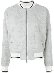 striped cuffs textured bomber Rag &amp; Bone /Jean