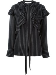 pinstripe ruffle shirt Givenchy