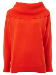 wide collar knitted sweater Maison Ullens