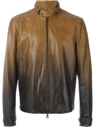 gradient leather jacket John Varvatos