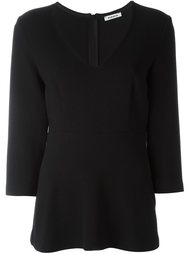V-neck flared blouse P.A.R.O.S.H.