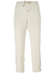 side stripe trousers Brunello Cucinelli