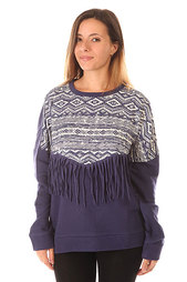Толстовка классическая женская Billabong On The Road Blue Cruz