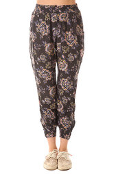 Штаны прямые женские Billabong Sun Vibe Black Floral