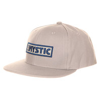 Бейсболка с прямым козырьком Mystic Local Cap Steel Grey