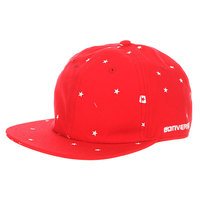 Бейсболка с прямым козырьком Converse Con009W Red