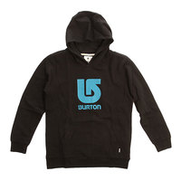 Толстовка кенгуру детская Burton Logo Vert Po True Black