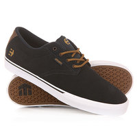 Кеды кроссовки низкие Etnies Jameson Vulc Navy/Brown/White