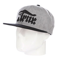 Бейсболка True Spin Vato Snapback Dark Grey/White