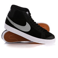 Кеды кроссовки высокие Nike Blazer Sb Premium Se Black/Base Grey
