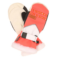 Варежки женские Picture Organic Esquimo Mitt Corail/White