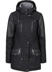 Куртка-парка (зеленый хаки/черный) Bonprix