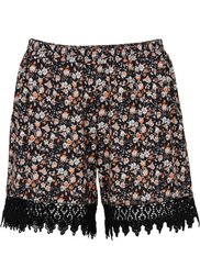 Шорты с кружевом (нежно-голубой с рисунком) Bonprix