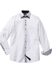 Деловая рубашка Regular Fit (черный) Bonprix