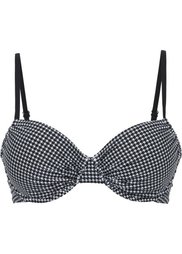 Купальный бюстгальтер на косточках, чашка C (черный/белый) Bonprix