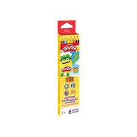 Цветные карандаши 6 цветов, Play-Doh Академия групп