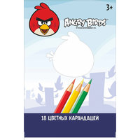 Карандаши цветные, 18 цв., Angry birds, CENTRUM