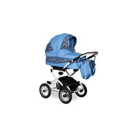 Коляска 2 в 1 Blues PC Indigo, голубой
