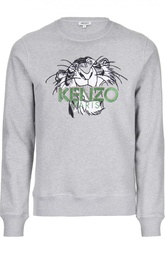 Хлопковый свитшот с принтом Kenzo