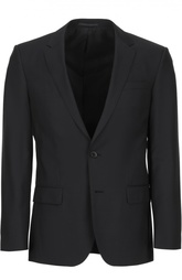 Приталенный костюм из фактурной шерсти HUGO BOSS Black Label
