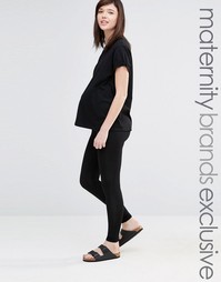 Леггинсы для беременных Club L Lounge Maternity - Черный