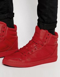 Высокие красные кроссовки ASOS - Красный