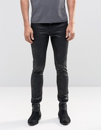 Черные супероблегающие джинсы ASOS - Черный