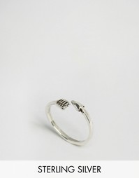 Серебряное кольцо с дизайном в виде стрелы Kingsley Ryan - Серебряный