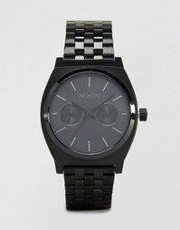 Черные наручные часы Nixon Time Teller Deluxe - Черный