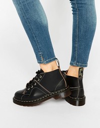 Ботильоны Dr Martens Church Monkey - Винтажный черный, гладкий