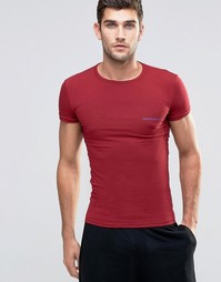 Эластичная футболка Emporio Armani - Красный