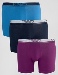 3 удлиненных боксеров‑брифов Emporio Armani - Мульти