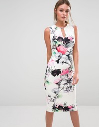 Платье-футляр с цветочным принтом Coast Lecce - Мульти