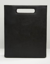 Однотонная сумка-шоппер ASOS - Черный