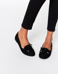 Туфли на плоской подошве ASOS MONTHLY - Черный