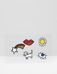 Термонашивки Monki Girly - Черный