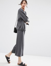 Трикотажные кюлоты ASOS - Серый сланец