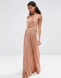 Трикотажное пляжное платье макси ASOS - Mink