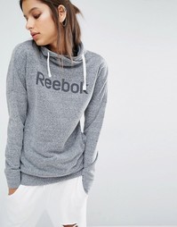 Худи с отворачивающимся воротником и классическим логотипом Reebok