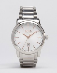 Часы из нержавеющей стали с серебристым циферблатом Hugo Boss Classic