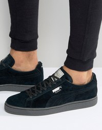 Замшевые классические кроссовки Puma Iced - Черный