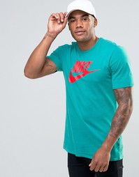 Зеленая футболка Nike Futura Solstice 807929-351 - Зеленый
